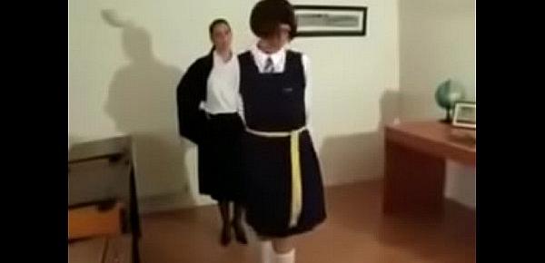  Caned by headmistress